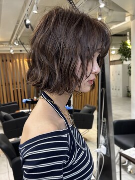 メゾンアクア 表参道(Maison ACQUA) ミディアムパーマデジタルパーマボブパーマ表参道ボブパーマ