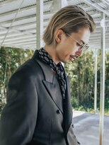 オーシャントーキョーオーバー 渋谷(OCEAN TOKYO OVER) メンズショートボブハイトーンウェディング