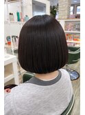 縮毛矯正、カット