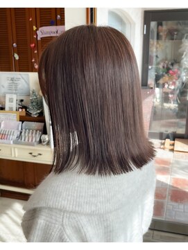 セットアップ 岡山北長瀬店(SET-UP) ラベンダーブラウン透明感オージュアトリートメント