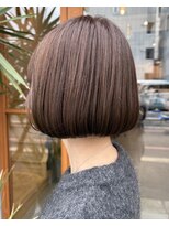 レリコ ニド(Relico-nid)&nbsp;髪質改善20代30代40代大人可愛いマロンベージュ、ミニマムボブ