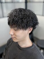 アクトヘアー 豊田山之手&nbsp;メンズ縦落ちツイストスパイラルパーマ