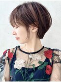 say.イメチェンショートボブひし形ショートクールショート前髪
