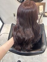 ケー 北千住(K.) うる艶ラベンダーピンクカラー×透明感《北千住髪質改善カラー》