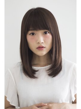 ヘアーサロン リノ(Hair Salon Lino) アッシュベージュ　ミディアムワンカール