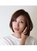 ナチュラル抜け感ボブ