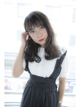 サロンドミルク 原宿(salon de MiLK) 【salon de MiLK 原宿】ふわふわウェーブ×イルミナベージュ