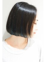 シカタ シーカ 鎌倉(CICATA/ShIKA.)&nbsp;【高力】裾カラー×シンプルワンレンボブ【CICATA鎌倉】