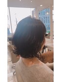 外ハネワンカールパーマ☆