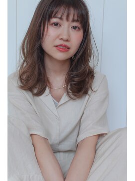 ソウ(SOH) 【SOH 川越】柔らかく揺れる毛先が可愛いミディアムスタイル