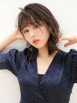 マイラ 銀座(myla)&nbsp;【田村】マロンベージュ/くびれふわミディ/Aラインボブ20代30代