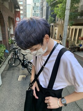 タヒエ(tahie) #メンズカット #ハイトーンカラー#グランマッシュ