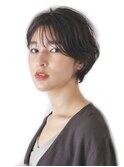 シースルーバングショート／大人ショート／表参道／30代40代