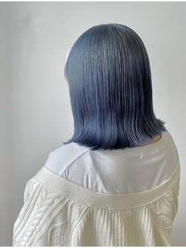 フィエル(fielu) ブルーグレージュ ×外ハネボブ◎【コンドウリク】