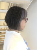 白髪ぼかしフェイスフレーミング
