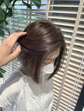 ステアケース 武蔵小杉店(stair:case) 脱白髪染めハイライトグレージュ20代30代40代大人可愛い