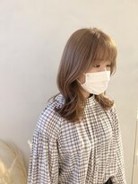 フィゼル 福島店(fizelle)&nbsp;ブリーチ一回モテミルクティー＊いけもとみお