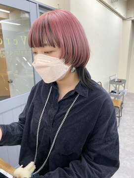 ヴェルダ 池袋店(verda) マッシュウルフ×ピンクカラー