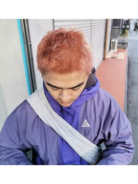 フロップニク(FLOPNIK) ピンクベージュスパイキーショート