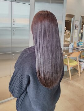 オーガニック リブ 川越(organic+live) 20代30代大人可愛いアッシュベージュ耳掛け透明感