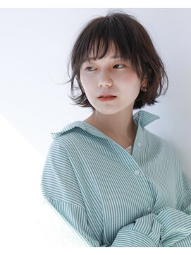 アトリエコア(Atelier Coa) ナチュラルボブ×大人ショートボブ×ウェーブ 20代30代40代