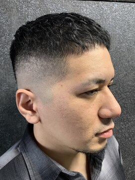 髭床ゴーティーヘア(goatee hair) クロップ