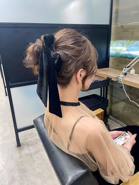 ビューティーサロン ガーデン(beauty salon garden) ミドルアップのシニヨンアレンジ ☆ 担当 蒼 ☆