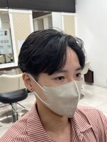 アッシュ 武蔵新城店(Ash)&nbsp;カルマパーマ×センターパート