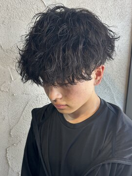 ニアウ 高崎店(Niau) ツイストスパイラルパーマメンズパーマメンズマッシュ群馬高崎