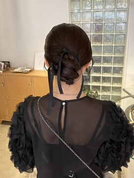 レティ(lety) リボン垂らし × simple arrange