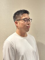 銀座マツナガ 浅草店&nbsp;ナチュラル パーマ アイロン 刈り上げ 短髪