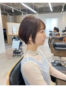 トト 船橋店(toto.) ☆ショートイメチェン前髪こなれミディアンブレラカラー［船橋]