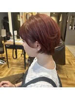 アルマヘアー(Alma hair by murasaki)&nbsp;◎耳かけショートのピンクカラー◎