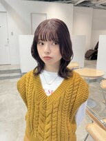 ソア(soa)&nbsp;ミディアム/レイヤーカット/透明感カラー/枚方美容室