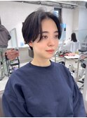【オススメ】センターパートハンサムショート