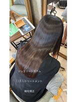 アンフィシュピトロワ(AnFye spi tlow) 艶髪ジュエリーシステム縮毛矯正スタイル♪