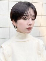 レターバイノベル(letter by novel)&nbsp;大人ショートボブ黒髪ショートカットマッシュショート前髪あり