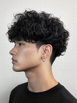 グリンプス 大濠店(Glimpse) ツイストスパイラルパーマ 束感 ツーブロック マッシュパーマ