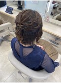 結婚式へア/トレンドヘア/平塚アレンジ/お呼ばれヘア