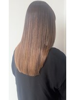 アルファ(Hair Salon alpha) 【艶感×柔らかさ】メテオトリートメント×ナチュラル縮毛矯正