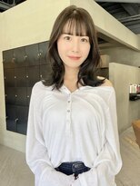 ヘアー アイス ルーチェ(HAIR ICI LUCE)&nbsp;オリーブグレージュ/ブリーチなしダブルカラー/レイヤー/林