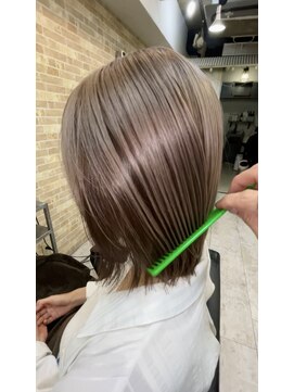 ペアル(PEAAL) アンブレラカラー ケアブリーチ 髪質改善 ストレート Wカラー