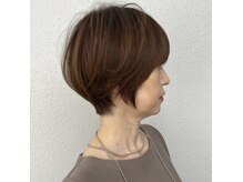 プラグ ヘアーデザイン 老司店(PLUG hair design)の雰囲気（美しいシルエットのショートヘア）