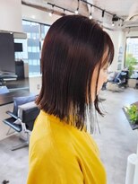 エイス 梅田 中津(Ace)&nbsp;切りっぱなしボブ × 地毛風カラー