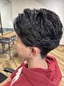 メンズカット+フェザーパーマ
