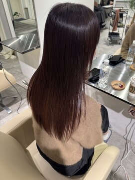 レヴリー(reverie) 韓国レイヤー髪質改善暖色系カラーストレート20代30代