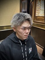 レオヘアワークス(LEO HAIR WORKS)&nbsp;白髪ぼかし　白髪カバーハイライト　メッシュ　新潟　床屋