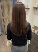 ロング×ブリックブラウン×艶髪1