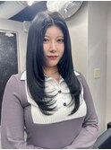 韓国風ハイレイヤーカット