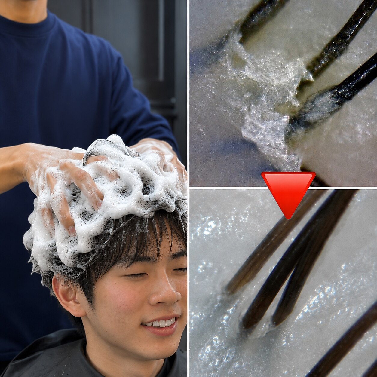 【短時間で臭いケア,毛穴洗浄】スキャルプ(ショート)コース【頭のマッサージ)